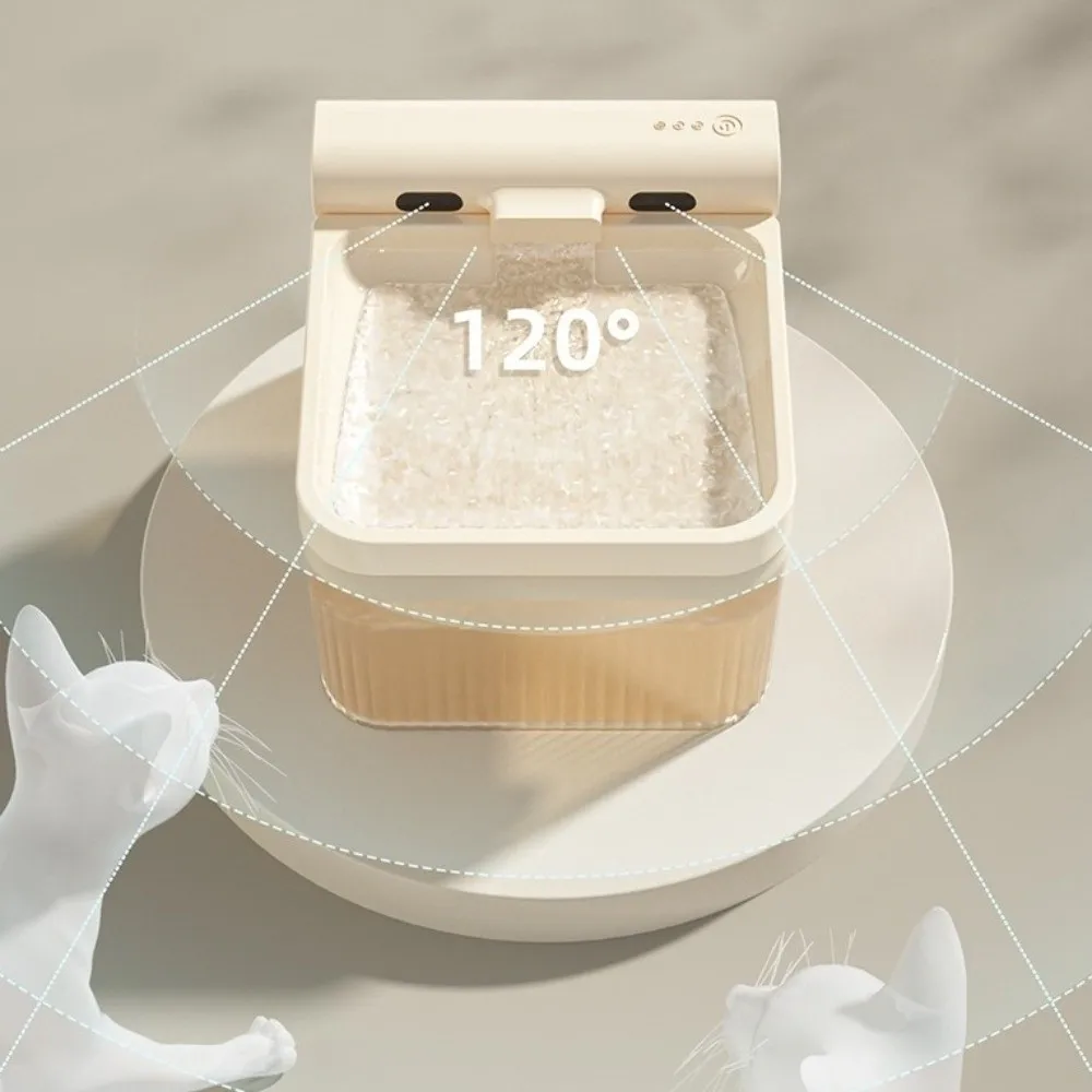 Triple Filtered Cat Automatic Water Fountain Silent Operation USB Electric Pet Water Dispenser Smart Large Capacity Water Bowl