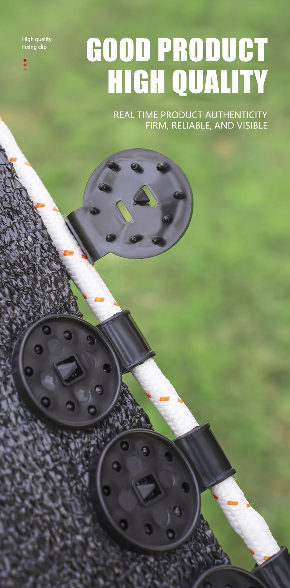 Description Picture 4 of item50PCS Shades Mesh Plastic Clip Shade Pergola Cloth Accessories Shading Awning Clips Shadow Tent Net Clip Garden Buildings