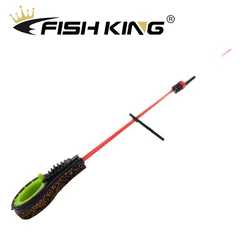 FISH KING Winter Ice Fishing Rod Portable Winter Ice Fishing Pole Spinning Rods for Ice Winter Fishing Tackle