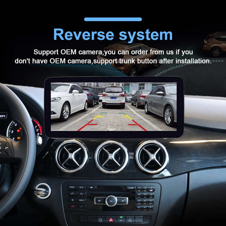 Auto Radio Drahtlose Carplay Android Auto 12,5 "Linux Multimedia Bildschirm Für Mercedes Benz B-Klasse W246 B180 B200 b220 2011-2018 – Detail 11
