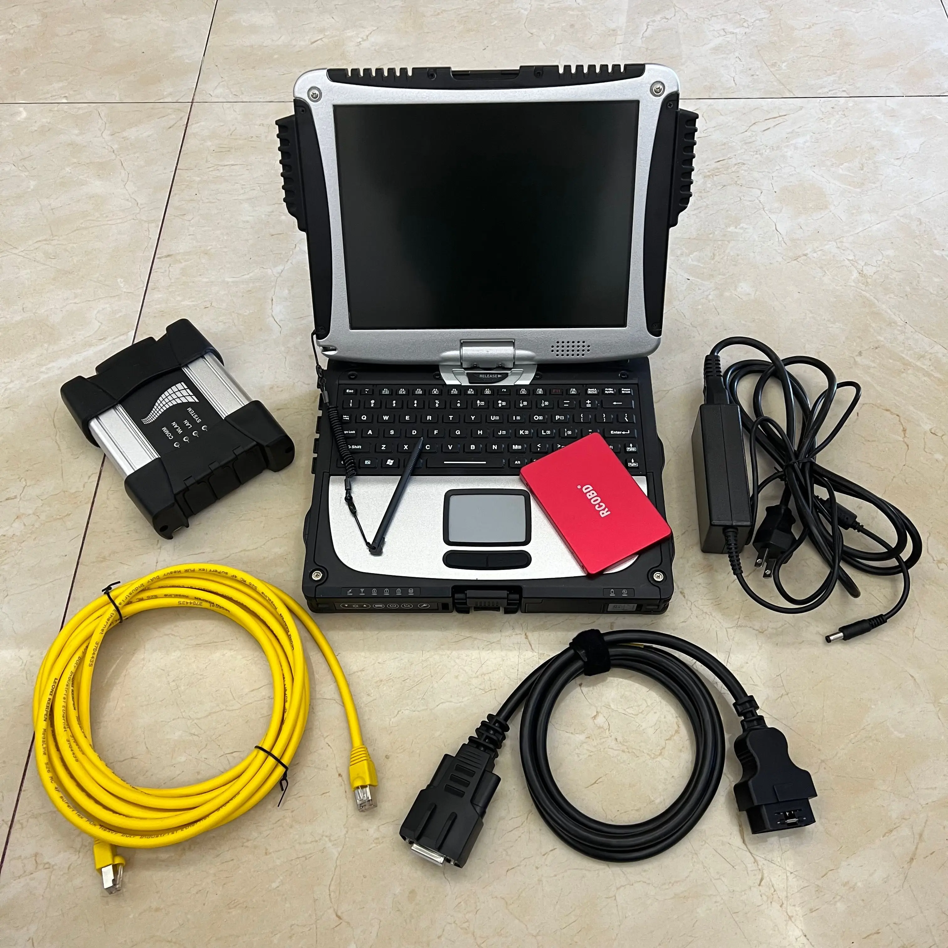 

Icom Next для BMW с программным обеспечением V05.2024 1 ТБ SSD экспертный режим Авто диагностический инструмент для ноутбука CF19 I5 Toughbook 8G готов к работе