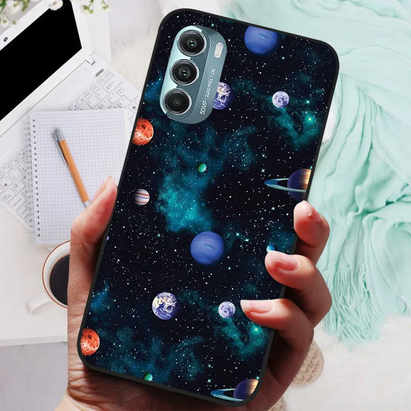 Lion & Wolf Black Silicone Soft Back Protective Case - Sleek & Stylish Cover