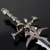 World of Warcraft  Anime Figure Arthas Menethil Lich King Frostmourne Sword Set  Peripheral Metal Weapon Model Boy Gift Toy Game 5
