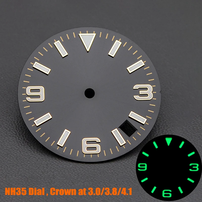 NH35 Fera De Reloj Con Números Romanos Para Hombre, 28,5mm, Dial S, Adecuado Para NH35, NH36 - Foto 12