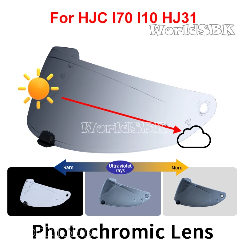 Фотохромный козырек для HJC I70 I10