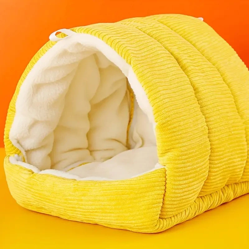 Parrot Nest Warm Bird Nest House Shed Hut Hanging Hammock Cage Accessories Plush Hideaway Small Pet