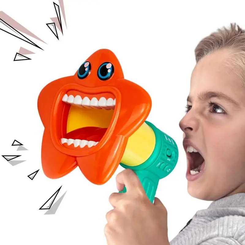 

Voice Changer For Kids Prank Megaphone Toy Cosplay Voice Changer Portable Handheld Loudspeaker Megaphone Trick Joke Toy