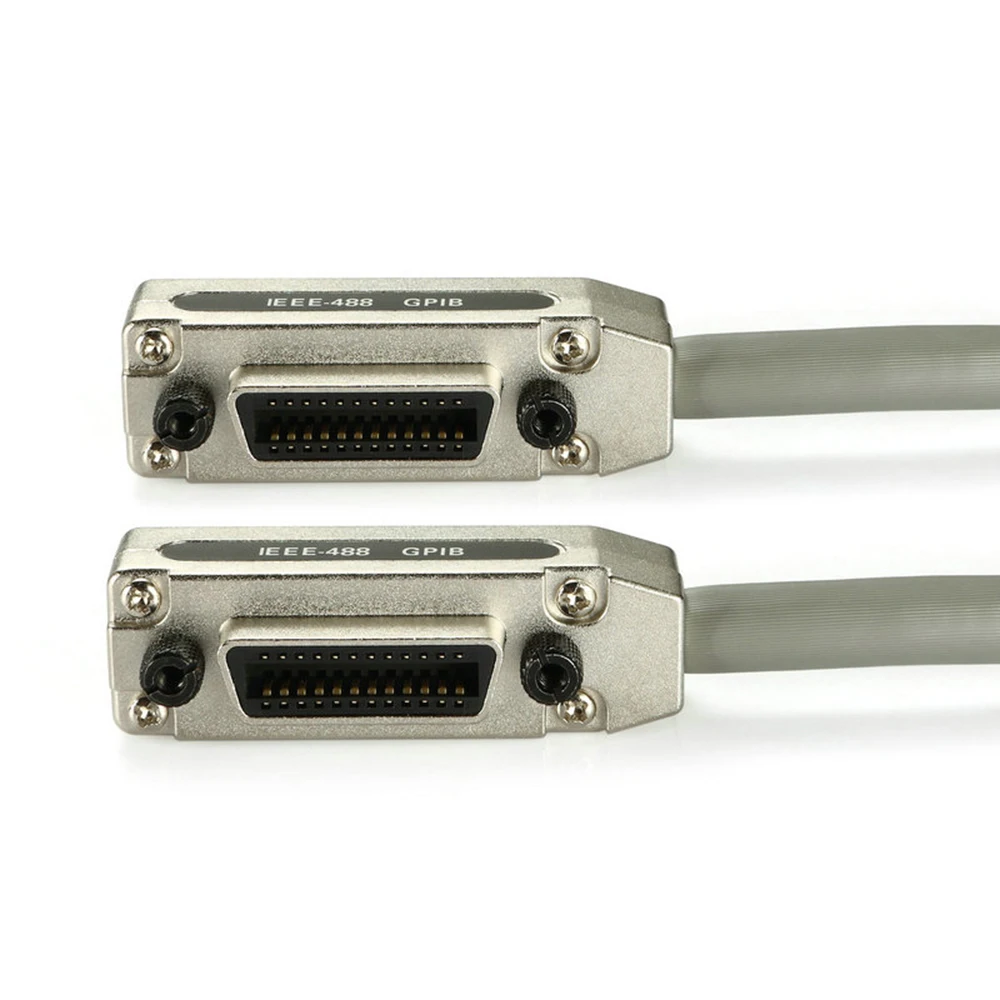 Cavo Per Strumenti Di Misura Cavo GPIB IEEE-488 Grigio Con Cappuccio Metallico - Lunghezze Da 0.5M A 5M, Nuovo! Cavo Per Laboratorio Elettronico - Foto 2