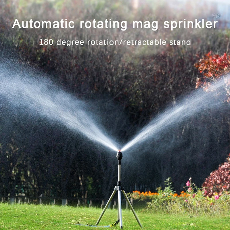 Irrigatore Rotante 360° OUKENS: 20 Micro Ugelli Per Giardino E Serra Con Tubo 4/7 Mm - 2