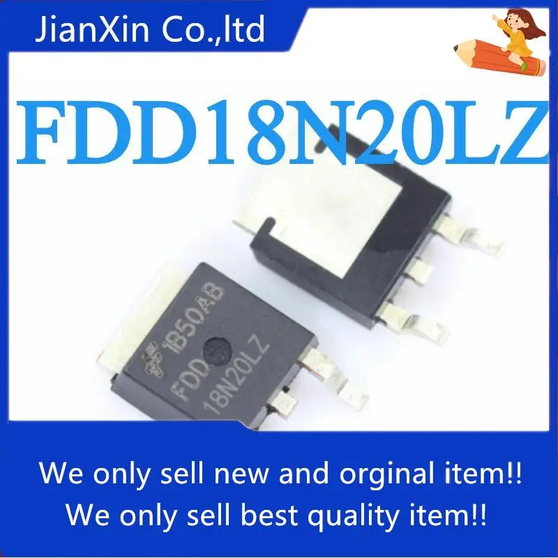 

10pcs 100% orginal new FDD18N20LZ 18N20 N-channel power MOS field effect tube 200V 16A patch