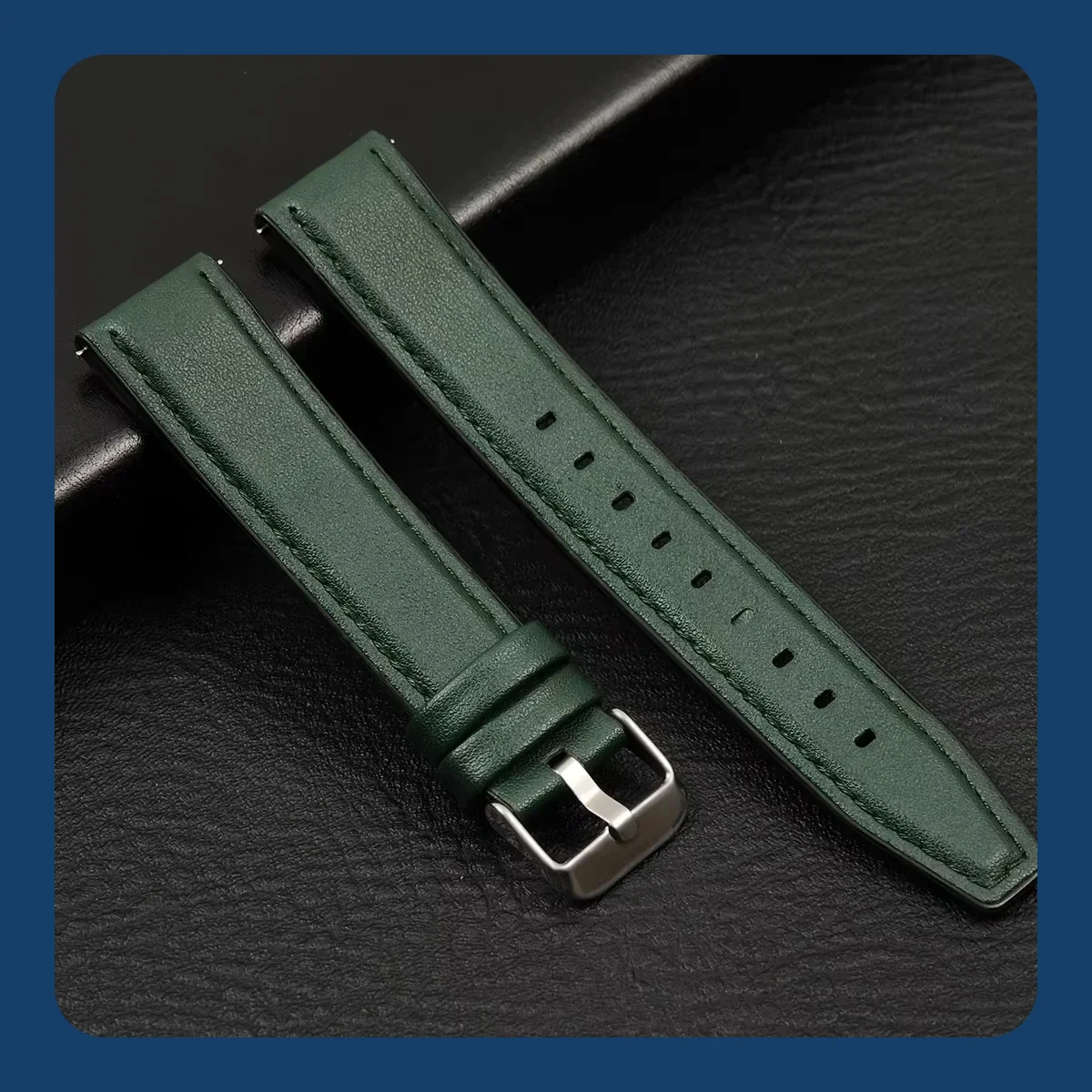 Versatile Silicone Watch Band - 20mm/22mm | Classic & Durable Strap