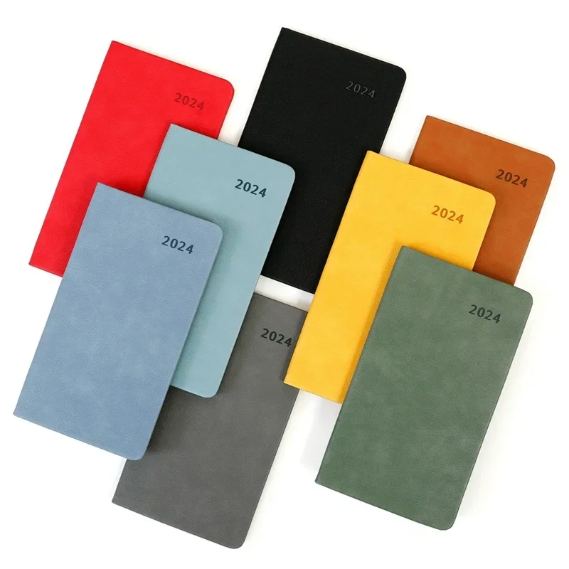 

2024 Notebook A6 Agenda In English Monthly Planner Note Books Caderno Escolar Notepad Cute School Schedule Libreta Planificador