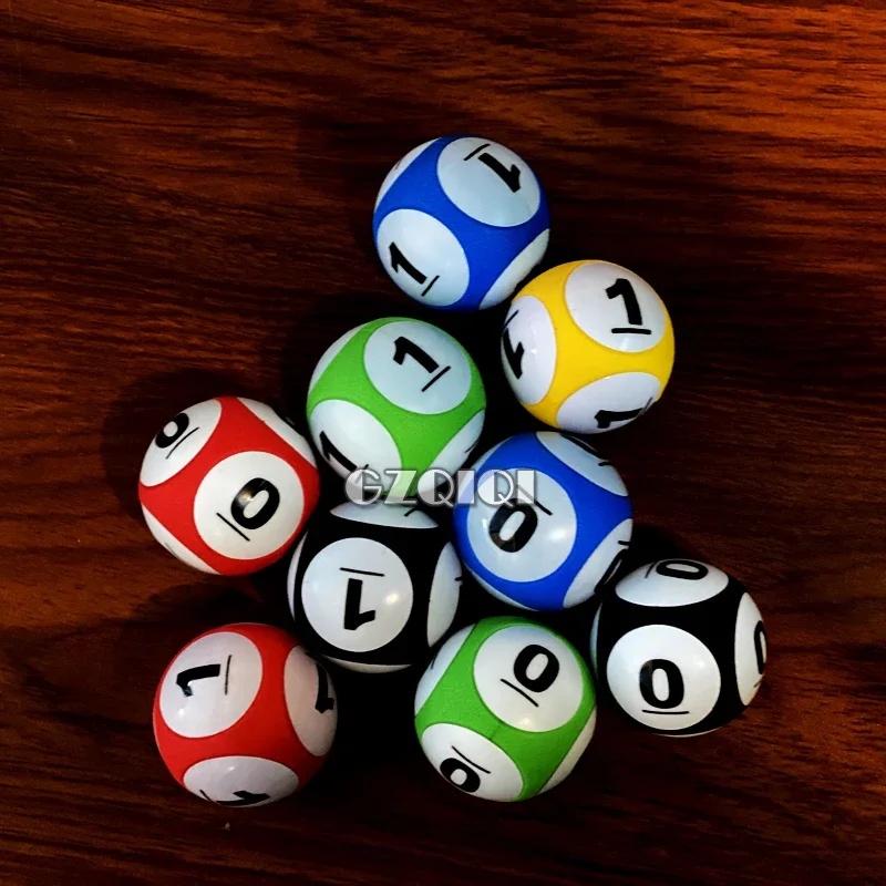 Lottery balls for lottery games and lotto balls