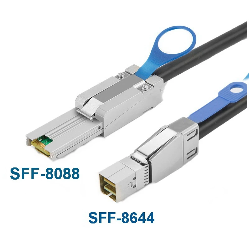 

2 м 1 м Mini SAS HD 8088 26Pin To SFF-8644 6Gpbs Внешний Mini SAS To Mini SAS HD SFF 8644 кабель для передачи данных высокой плотности