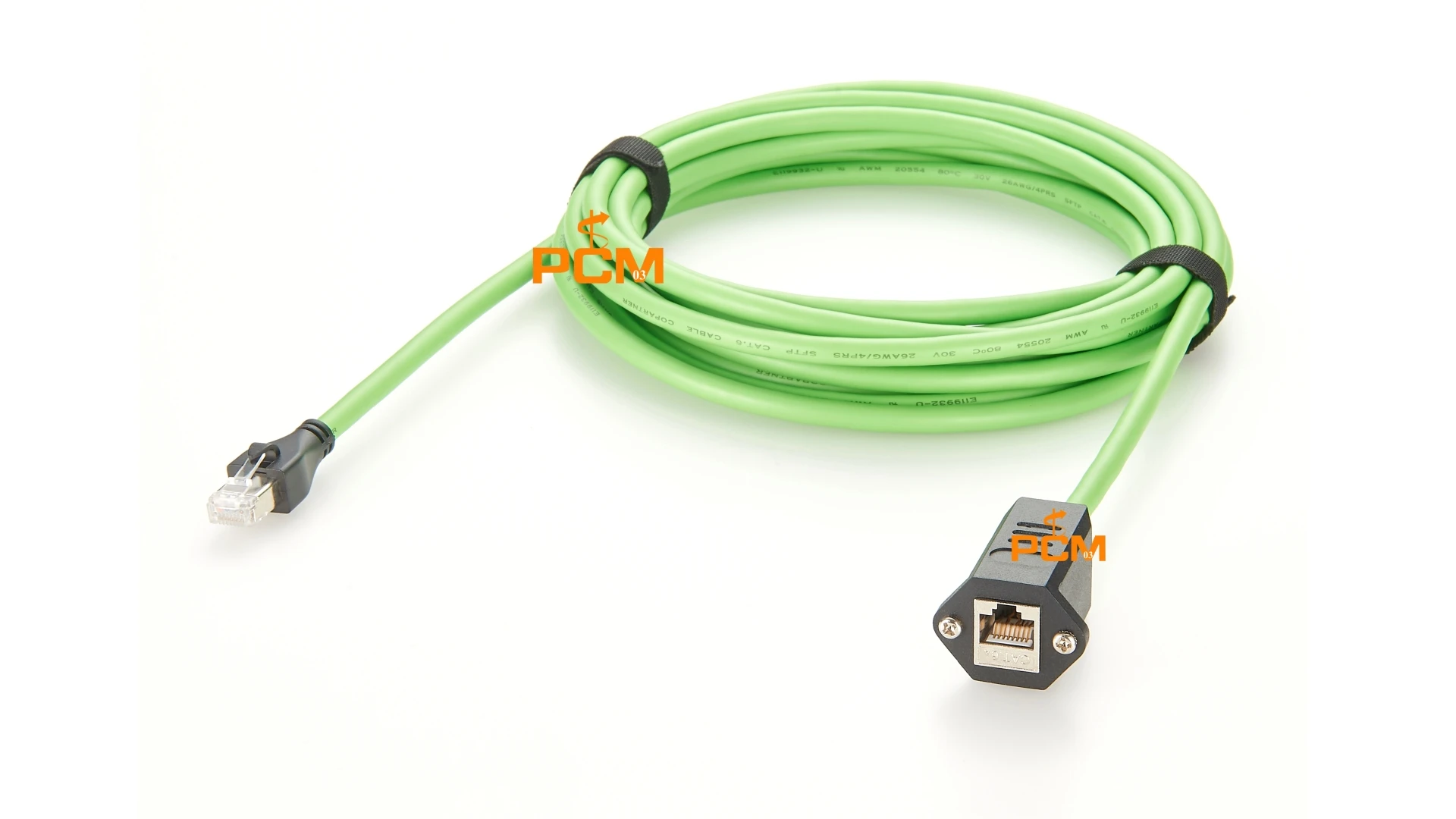 5M Cat6a 8P8C RJ45-Kabel Stecker auf Buchse mit Schrauben für Schalttafelmontage Ethernet LAN-Netzwerke RJ45-Verlängerungskabel Hohe Geschwindigkeit – Detail 3
