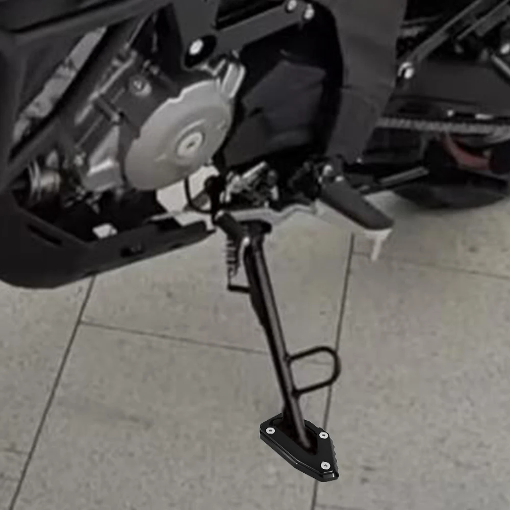 Kickstand Shoe Fit For Suzuki V-Strom 650/XT650 2014-DL650 2012-Side Stand Enlarger Extension Parking Pate Pad motorcycle accessories