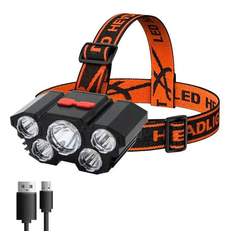 5-LED Rechargeable Headlamp 3
