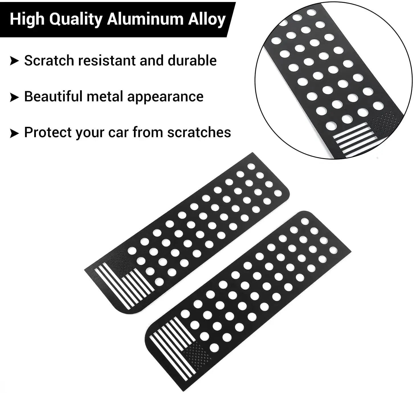 Car Rear Triangle Window Glass Panel Trim for Jeep Wrangler JK JL Unlimited Gladiator JT 2007-- 4-Door car rear window cover