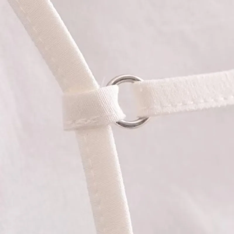 Women Fashion Solid Lace Up Backless Camisole Vintage Thin Straps Square Collar Female Chic Lady Tops Summer Party Elegant Strap