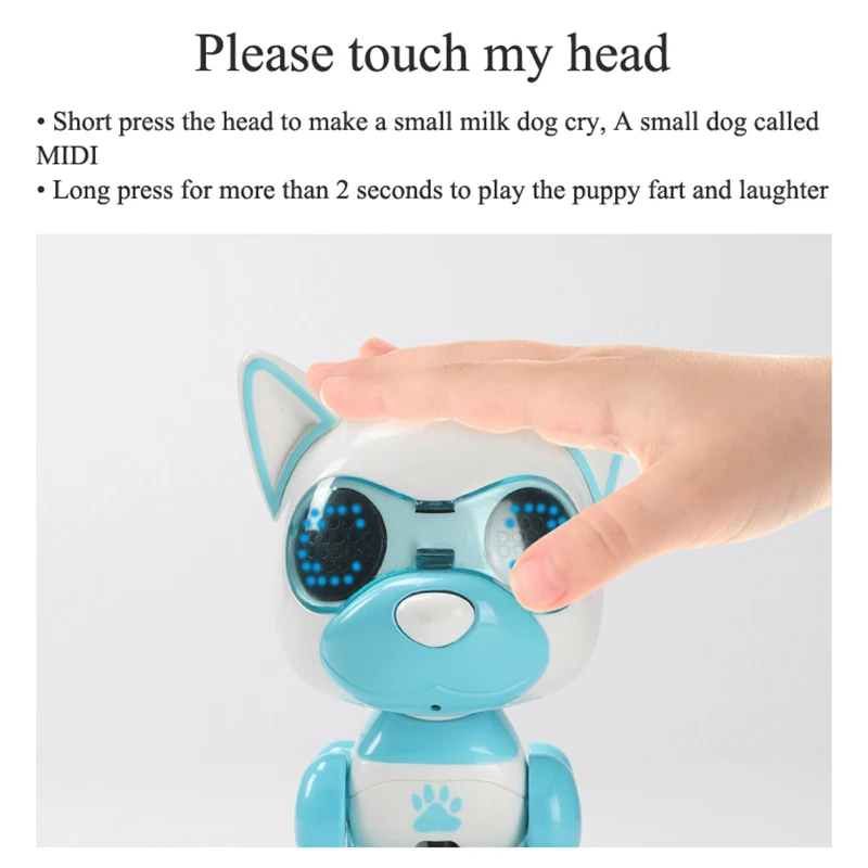 Smart Robot Dog Puppy Interactive Toys Control Intelligent Robot Toys Kids For Children Boy Girl Birthday Christmas Gifts 3 Smart Robot Dog Puppy Interactive Toys Control Intelligent Robot Toys Kids For Children Boy Girl Birthday Christmas Gifts 3