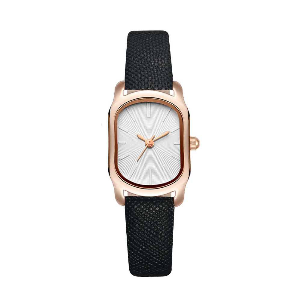 Fashion Women Leather Watch Simple Quartz twatch Elegant Female Small Rose Gold Dial Bracelet Watch Women Reloj Mujer Clock 