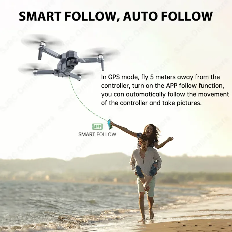Sjrc f11s-ドローン4kpro,GPS 5g wifi,2軸ジンバル,HDカメラ付き