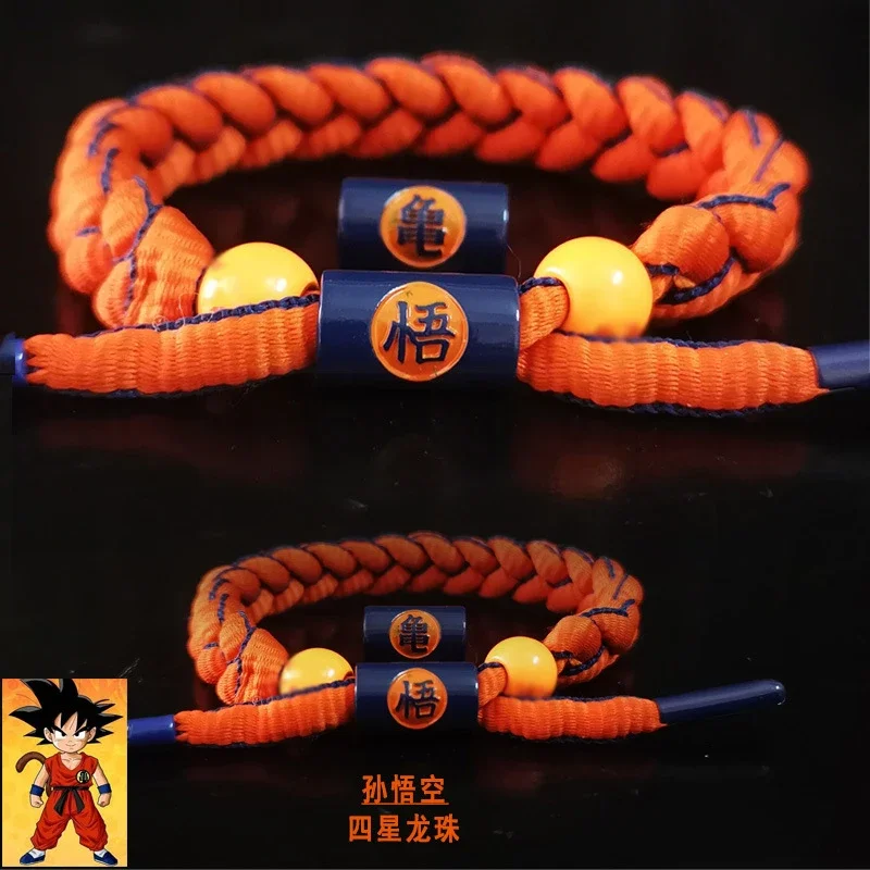 thumbnail image 2 of Figuras de acción tejidas a mano de DRAGON BALL Goku Sun Vegeta Saiyan Pulsera de cuerda Regalo de cumpleaños para niños Accesorios Decoración, 2 of 5