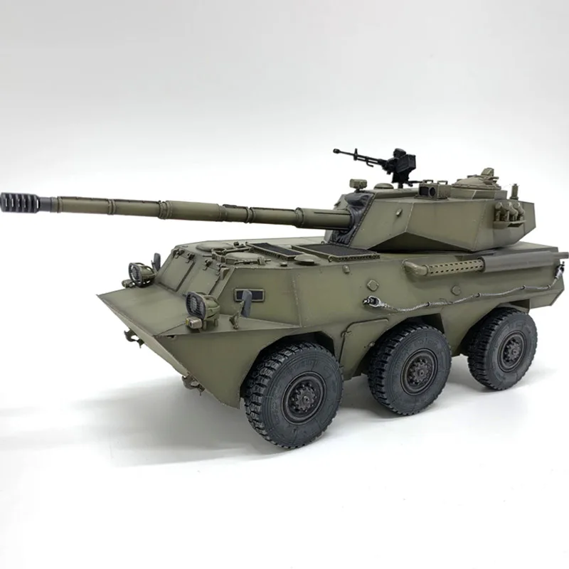 1:72 Scale Model China PTL02 Wheeled Assault Gun Type 02 Armored Vehicle Tank Diecast Toy Collection Display Decoration Gift