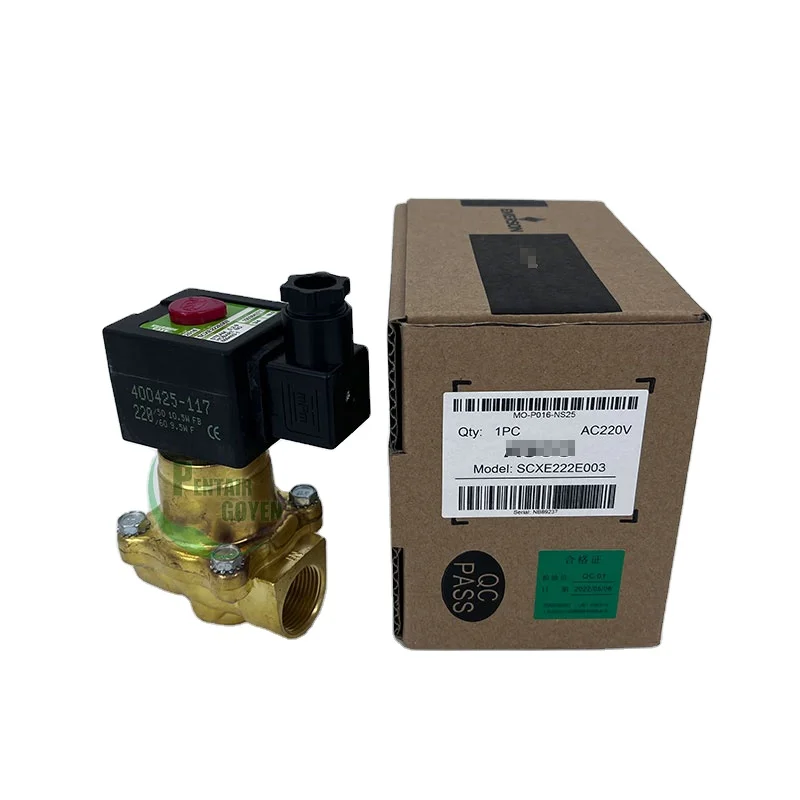 

ASCO SCXE222E003 Solenoid valve high temperature for hot water/steam applications 3/4inch Normally closed 2way Solenoid valve