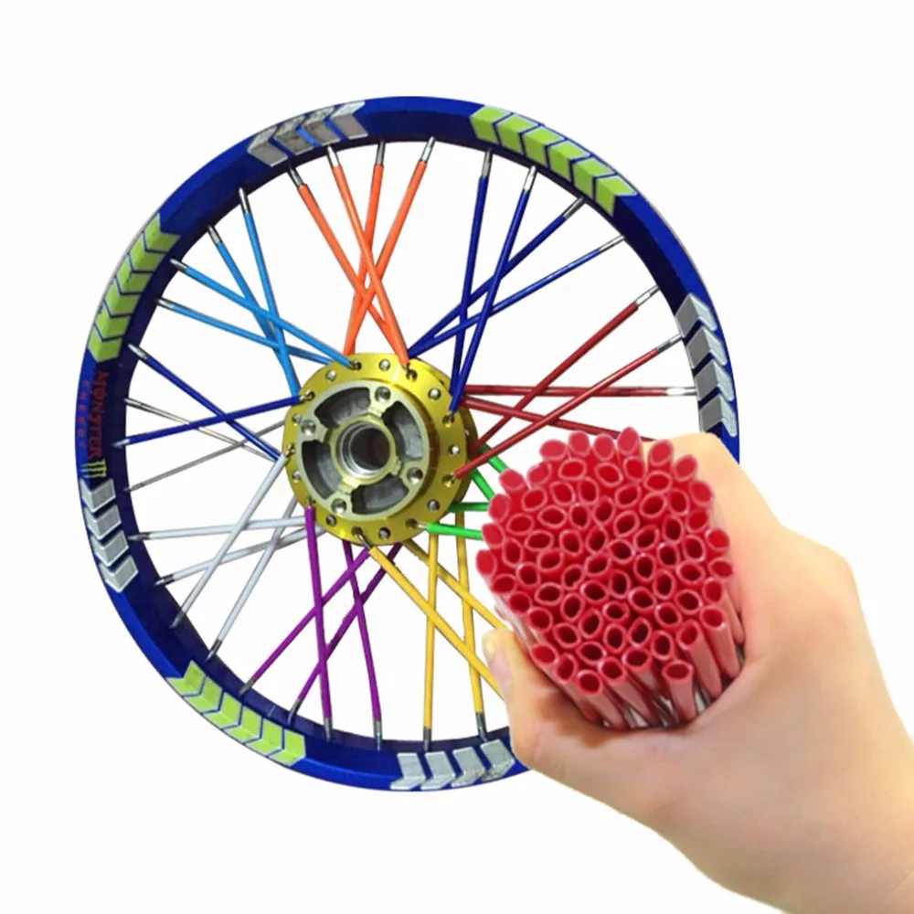 36pcs bicycle spoke holster tire decorative rim protective cover suitable for bicycles and motorcycles bicycle parts bicycle spokes