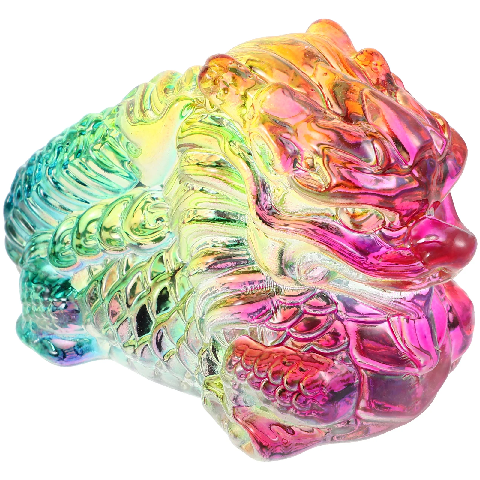 

Paperweight Creative Ornaments Glass Dragon Craft Decor The Four Treasures of Study