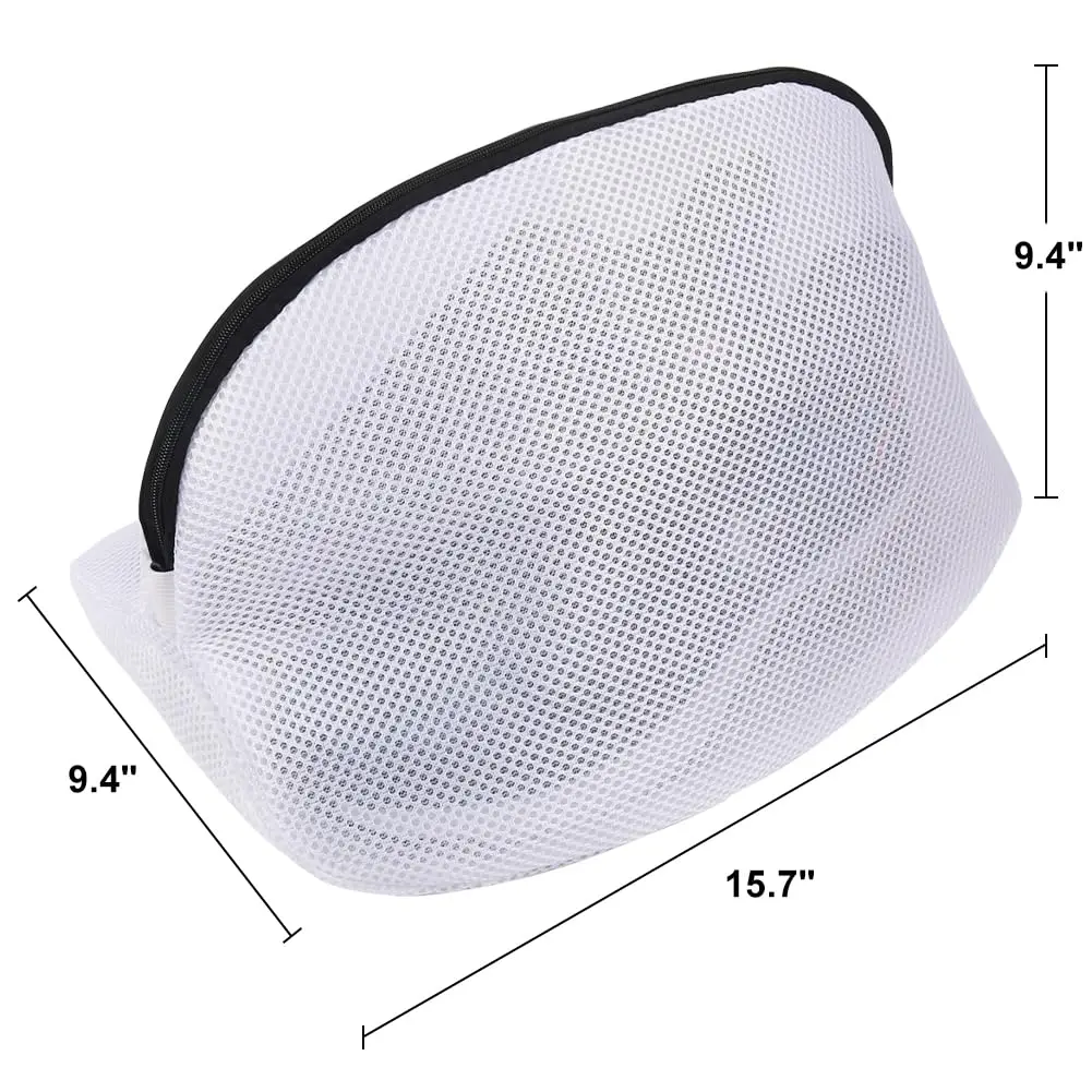 Bolsa para lavar zapatos, bolsa de almacenamiento, bolsas de malla para lavandería con cierre de cremallera para zapatillas, zapatillas para correr, calcetines, organizador de sujetadores