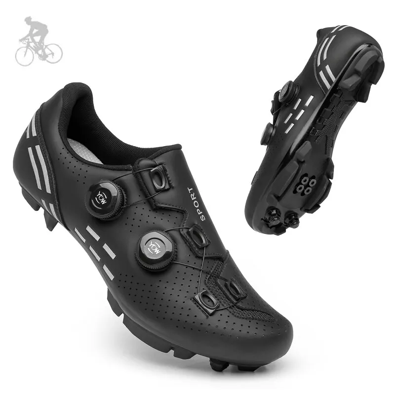 NGARY Chaussures De Cyclisme Pour Homme Compatibles Avec 2