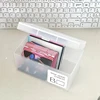 Desktop Stationery Boxes Kpop Photo Card Holder Transparent Storage Box Office Organizer Box Idol Photo Storage Case 5