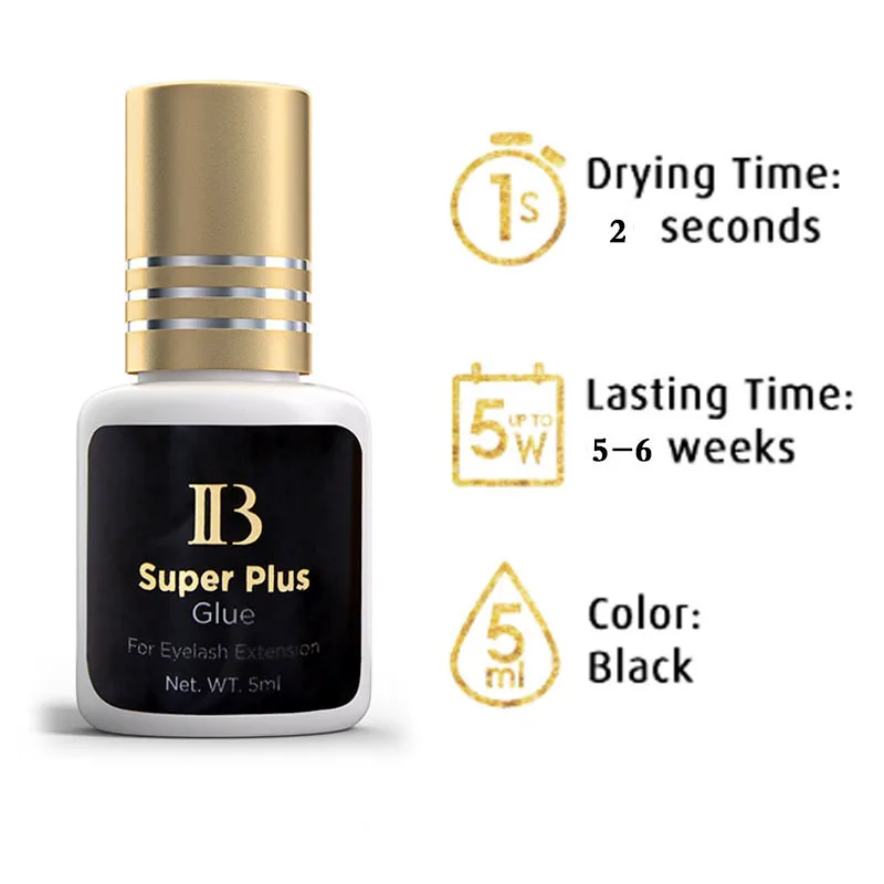 5 Bottles IBeauty Ultra Super Glue Individual Fast Drying False Eyelash Extensions Supplies Strong Cola 5ml Beauty Makeup Tools 2