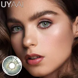 Natural Colored Cosmetic Beauty Lenses - 1 Pair (Urban Green)