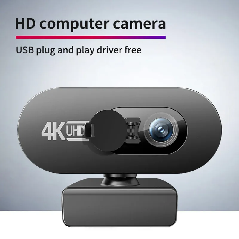 4K/2K/1080P/720P HD Webcam For PC Web Camera Mini Web Cam With Microphone USB Autofocus Stream Camera For Computer Laptop