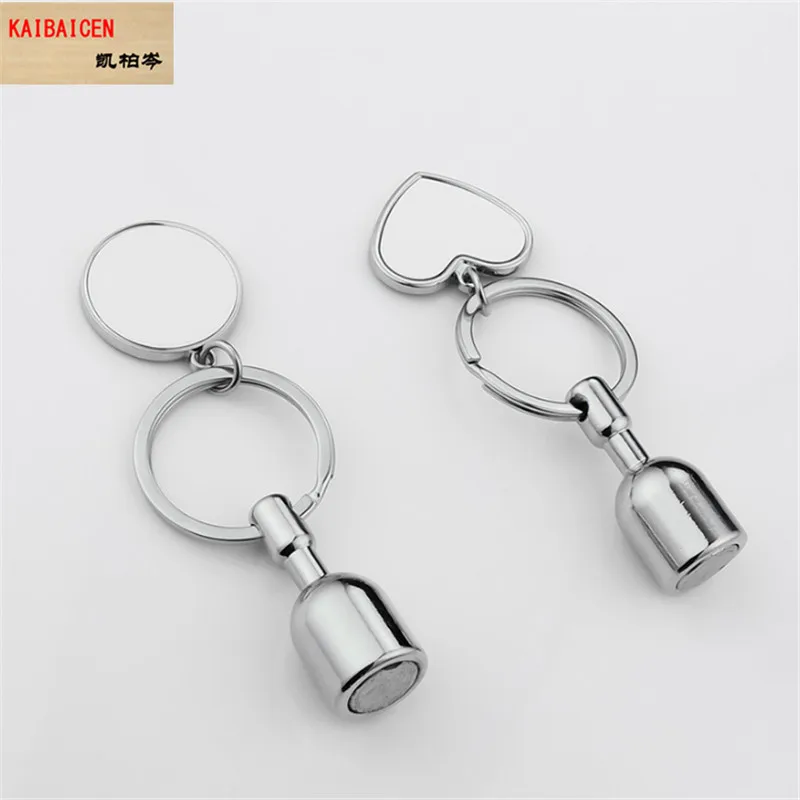 

200 комплектов, круглые металлические кольца для ключей с сублимационной печатью