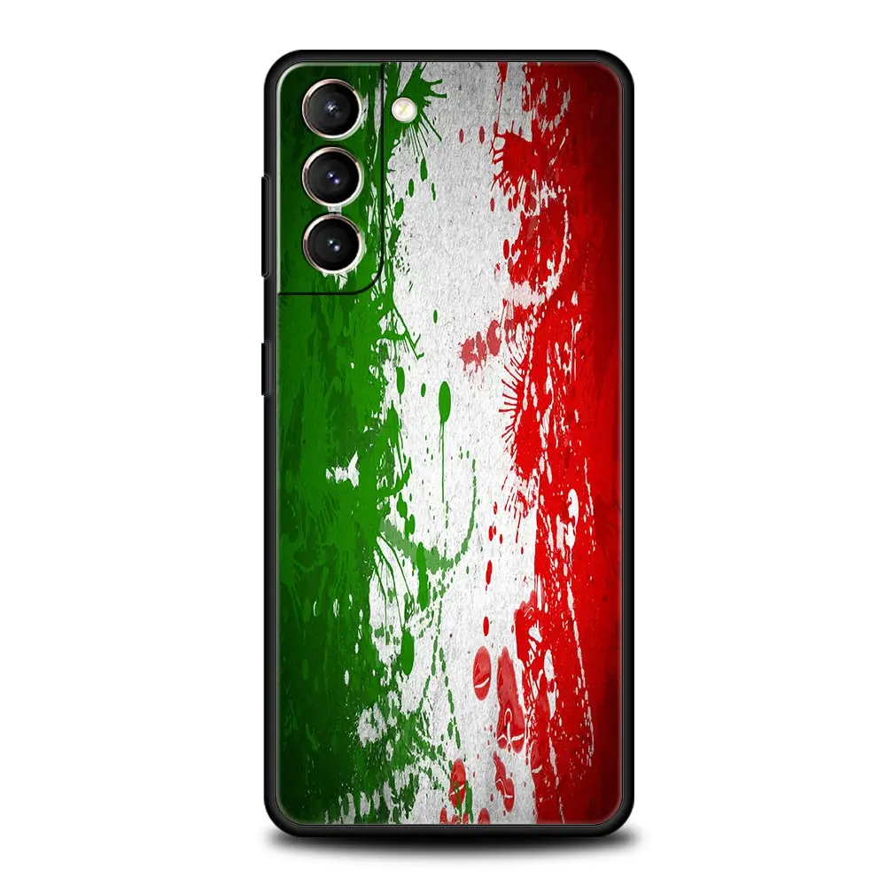 Italian Flag Soft TPU Phone Case Cover