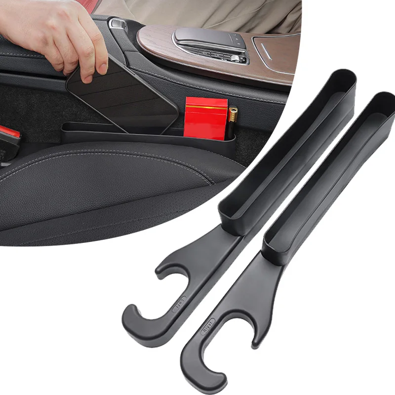 2 Pezzi Riempitivi Per Spazi Sedili Auto - Nero, Universale, Per Spazi Fino A 3,5 Cm, In PU Di Alta Qualità