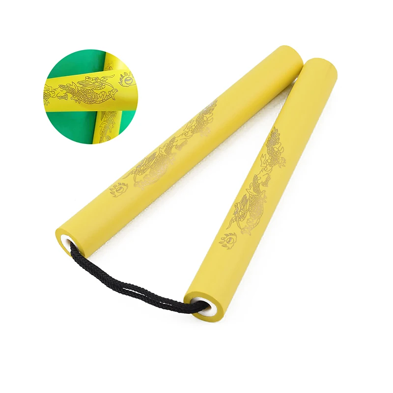 Description Picture 4 of itemNew Martial Arts Foam Nunchakus Kids Rope Chains Plastic Nunchakus Children Kung Fu Wushu Nunchucks Trainer For Beginners