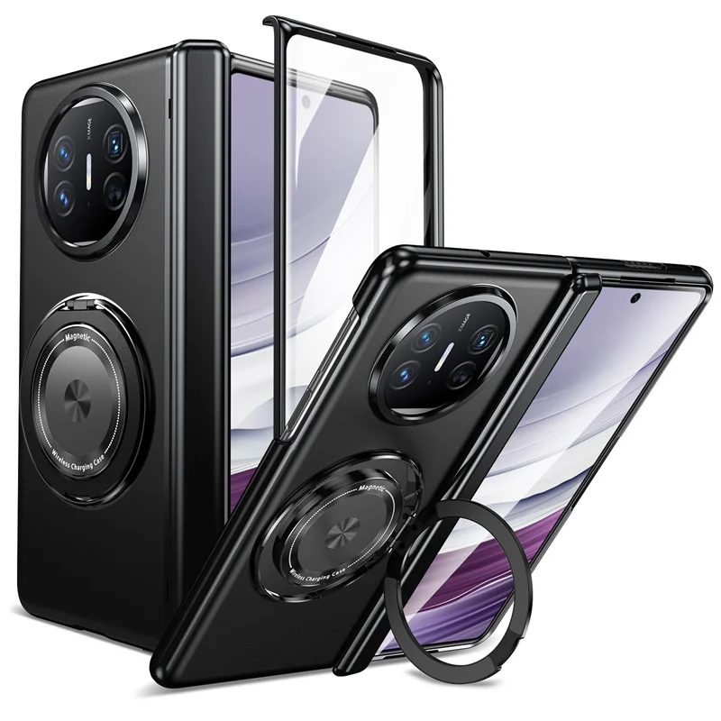 Magsafe 360° Rotating Hinge Phone Case with All-Inclusive Protective Screen Glass