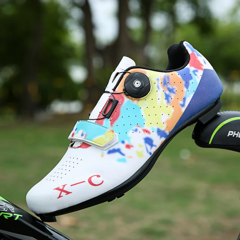 outdoor sports cycling lock shoes cycling shoes men and women casual road bike mountain dual-use