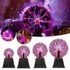 3/8 Inch Sound Control Magic Plasma Ball Lamp LED Night Light Atmosphere Touch Glass Plasma Light Christmas Party Decor Lighting 2