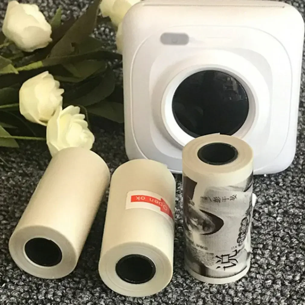 Transparent Self-Adhesive Thermal Paper - 57x25mm for Micro Thermal Printers