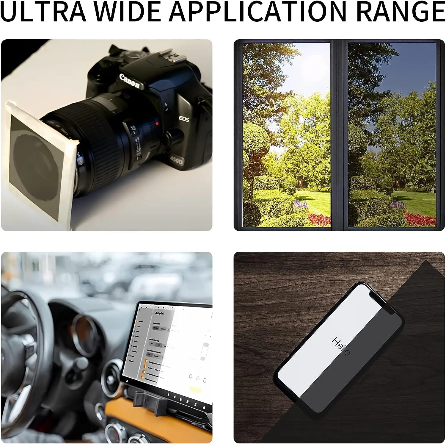 Photography ND Filter Gels Lighting Neutral Density Sheet ND 0.6,ND 0.9 for Pho