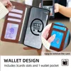 Zipper Flip Wallet Case For Vivo Y17S Y19 Y20i Y20S Y20T 2021 Y21S Y21A Y21T Y21E Y22S Y27S Y30G Y30i Y31 2021 Y31S Stander 4G 2
