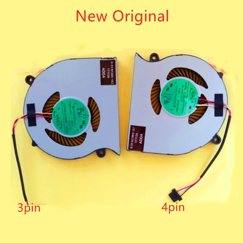 

Новый оригинальный вентилятор охлаждения процессора для CLEVO / Haier Lingyue S4-X AB06505HX050B01 00N130BU 6-31-N13WS-101 6-31-N130S-102