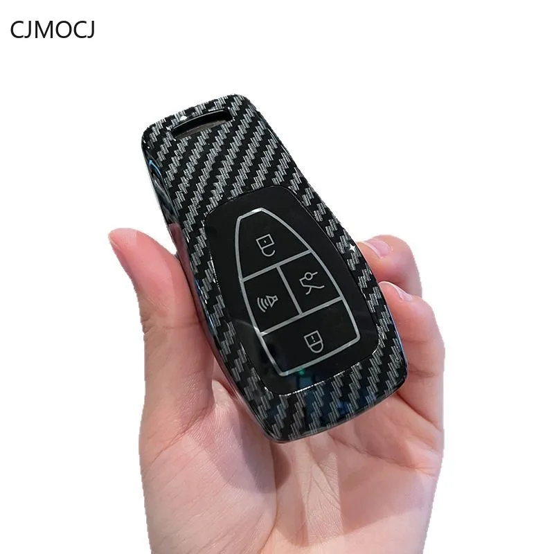 Premium Key Case Protective Cover Keybag Keychain for BAIC X7/BJ40/BJ30/BJ60/Thor/U7/Mofang/EU5/U5 Plus -