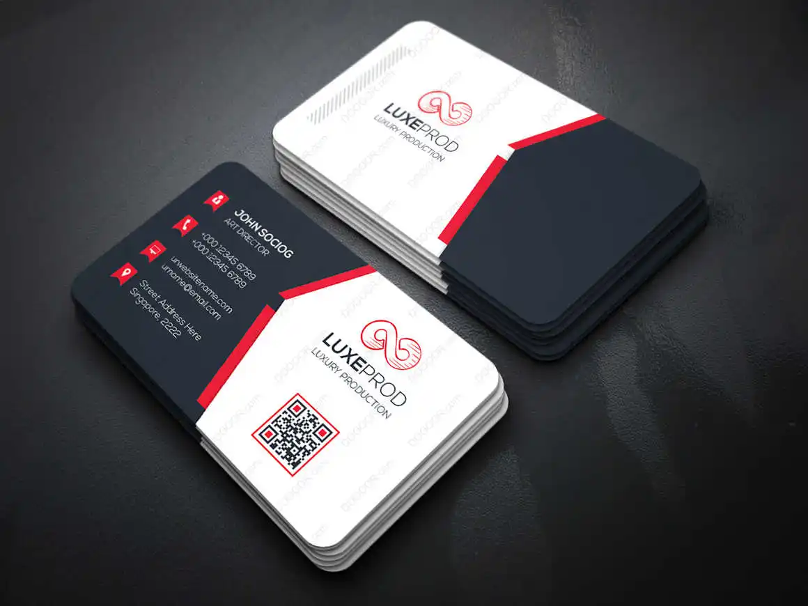 500pcs free design 300gms printing Business Card Double-sided and Full Color Printing round business cards